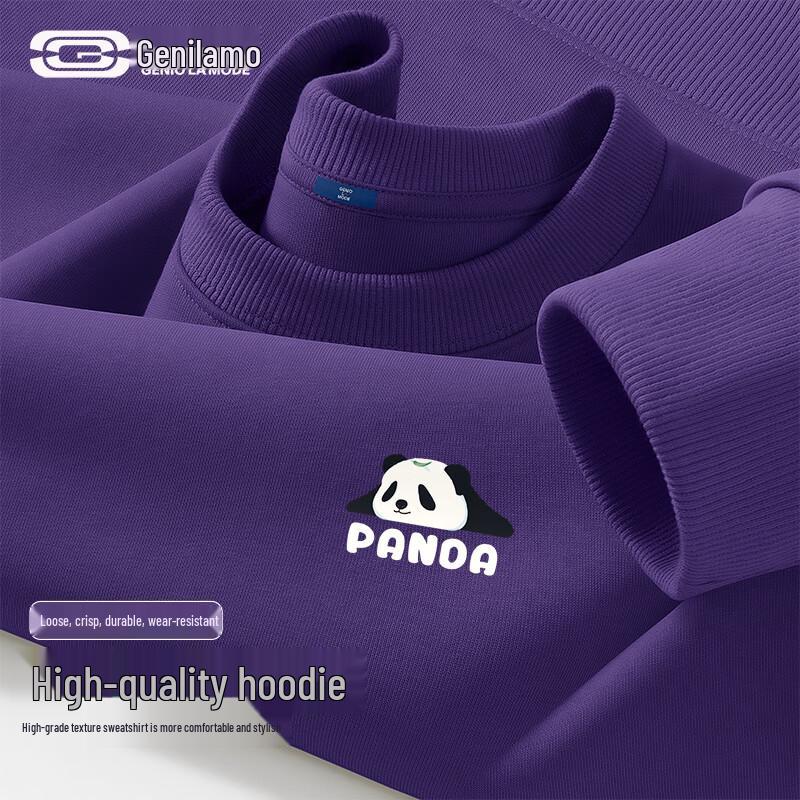 Men s Chinese Style Panda Pullover Sweatshirt XL