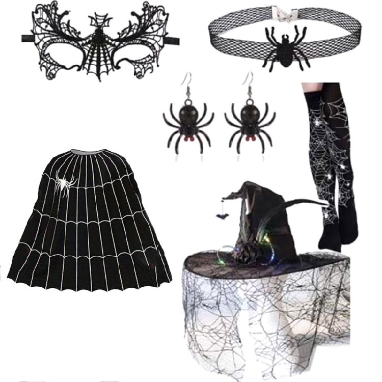 Halloween Witch Cosplay Accessories, Witch Cosplay Costume Accessories for Girl Kid Carnivals, Masquerade, Cosplay Party