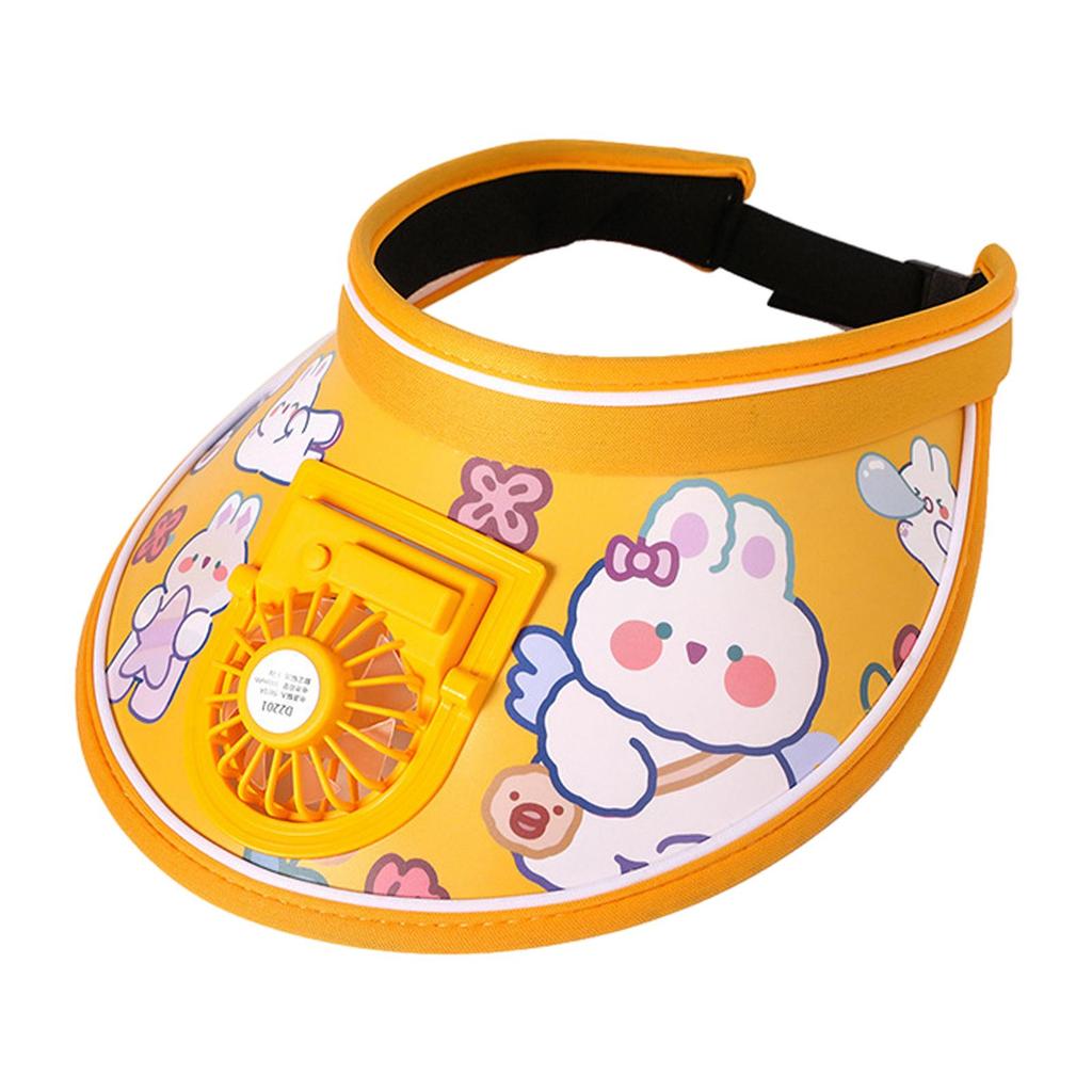 Outdoor Sun Visor Fan Hat Rechargeable Large Brim Hat Built In Fan for Travel Camping Outdoor Activities Holiday Gifts