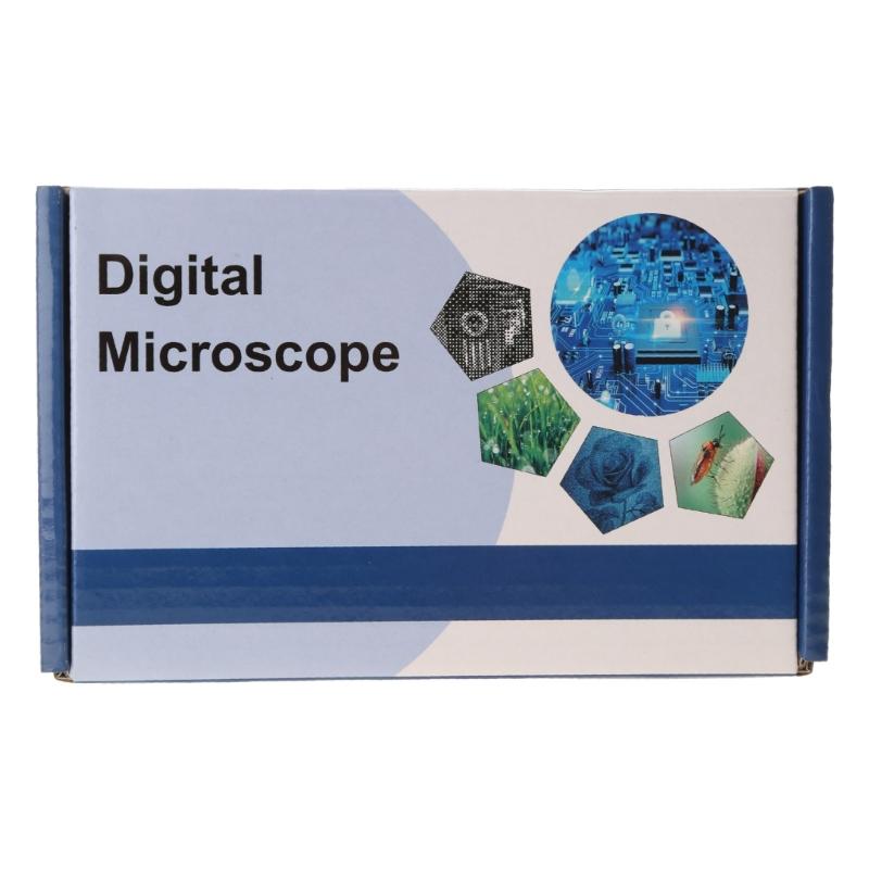 Digital Microscope Handheld USB for HD Inspection Camera 0-1000x Magnification with Adjustable Stand for Windows