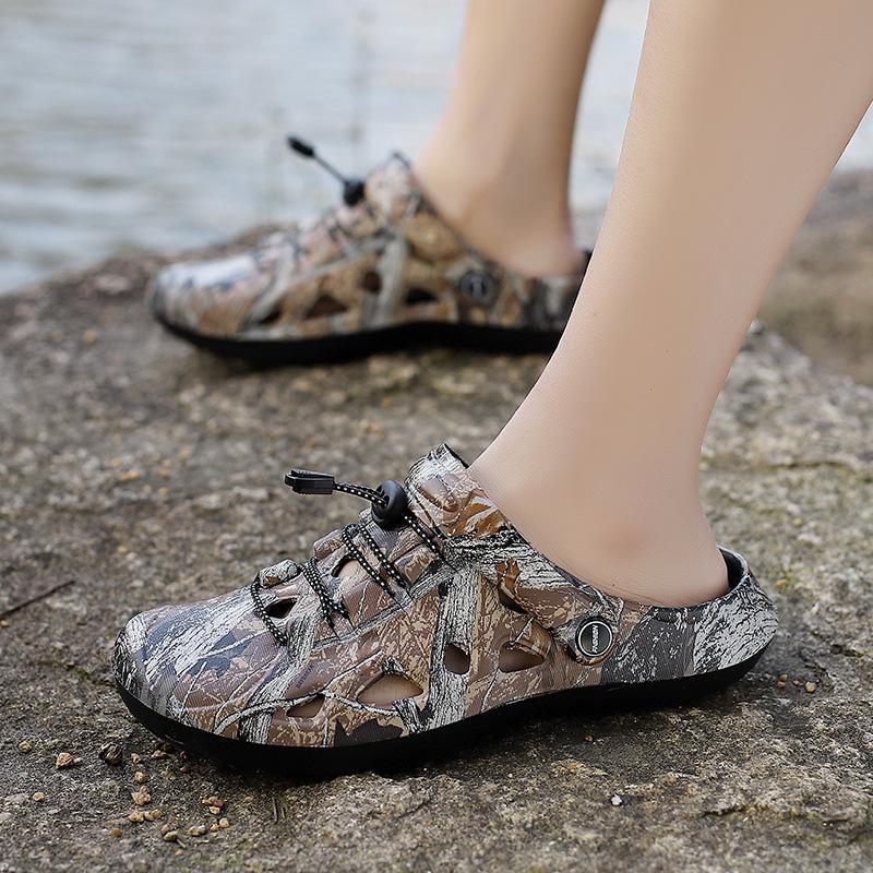 2025 neue Sommer-Schritt-auf-Scheißloch-Schuhe Hausschuhe leichte Gartenschuhe Herren Oberbekleidung Strandschuhe Hersteller