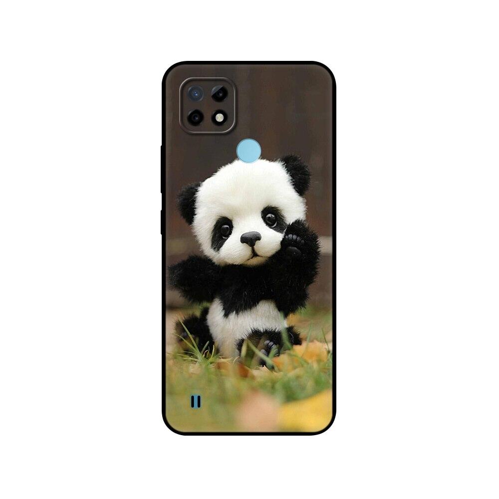 For Realme C21 Case Silicon Back For OPPO RealmeC21 C 21 Phone Covers 6.5" Funda RMX3201 Bumper Capa Etui Soft Black Tpu Case