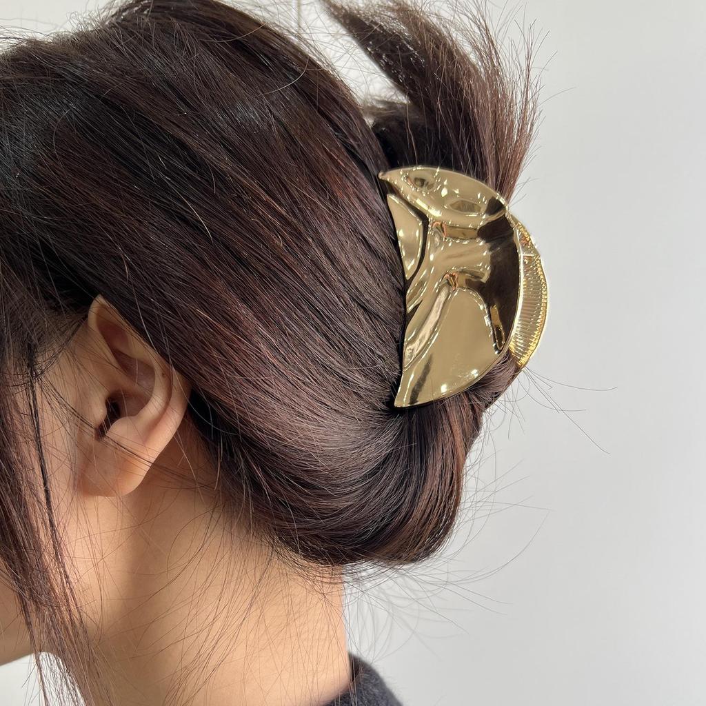 Kenjie Original Lava Metall Textur Haarspange - Damen Europäische & Amerikanische Mode Schmetterling Design