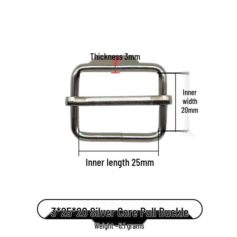 Iron Metal Square Buckles for Luggage Hardware Accessories