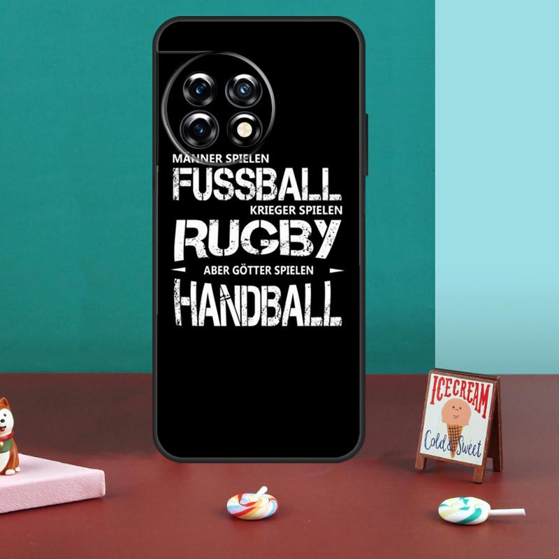 Handball Sprüche für OnePlus 15 13 12 11 10 13T 10T 10R 12R 13R Hülle für OnePlus Nord 5 CE 3 2 4 Lite N20 N30