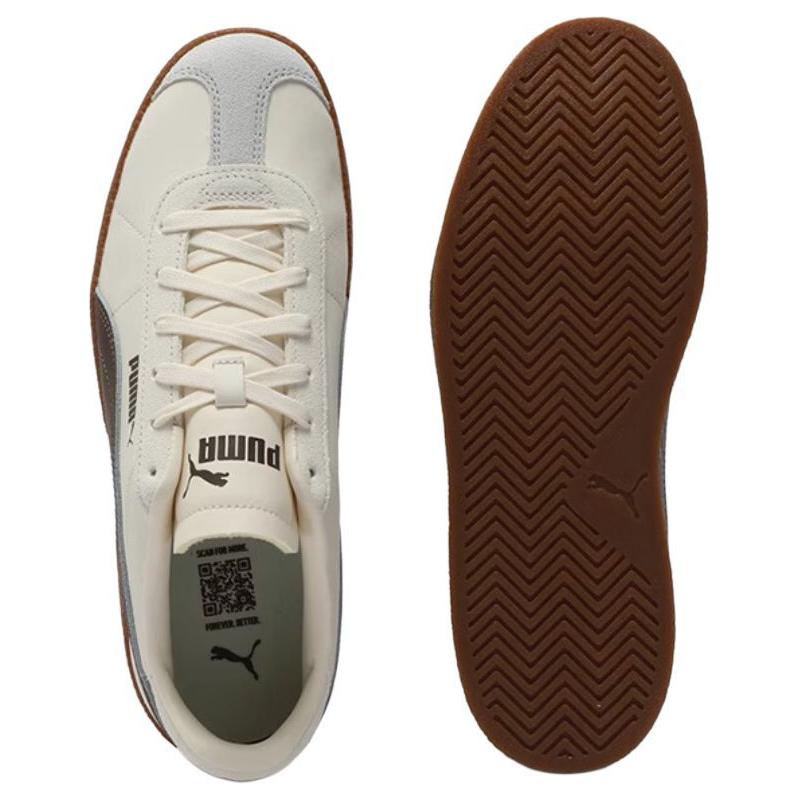 New PUMA Club Wear resistant And Lightweight Low Top Skateboard Shoes Unisex Brown 401515-07