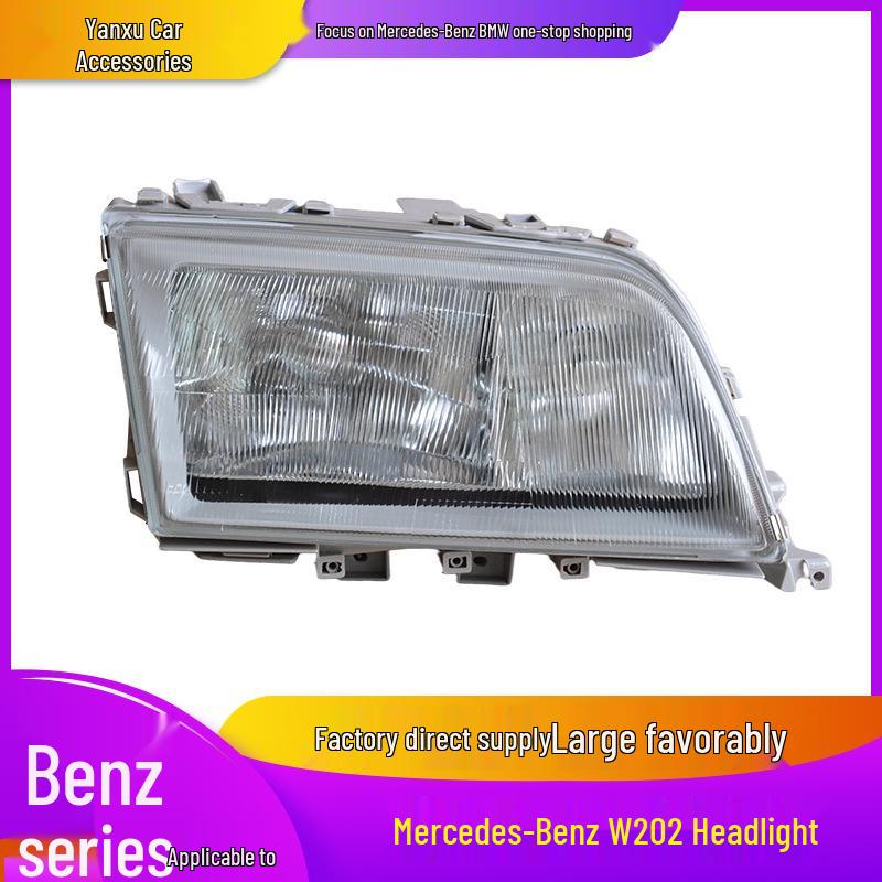 Mercedes-Benz W202 C-Class Headlight Assembly Glass Lamp Frame for C180/C200/C260/C300