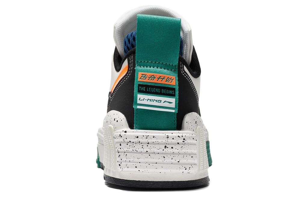 Men's Sneakers Li-Ning 001 UNBLOCK Casual Shoes Men's Low-top White/Green