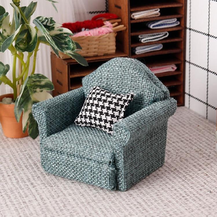 Dollhouses Plush Miniature Sofa Furniture For Toyhouses Jewelry Box Design Safe Childrens Play