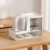 Plastic Desktop Organizer with Drawers Large Capacity for Workspace, Students