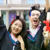 2Pcs Graduation Tassel Hat Mini Doctoral Cap Clip Headband Graduation Hat Party Stereoscopic Headdress Graduation Hair Decor