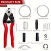 Bicycle Brake & Shifter Cable Housing Set - Universal 5mm/4mm for Mountain/Road Bikes