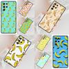 Banana Fruit Yellow Pattern Cell Phone Case for Samsung Galaxy S26 Ultra S25 S24 S23 S22 S21 S20 Note10 Cover