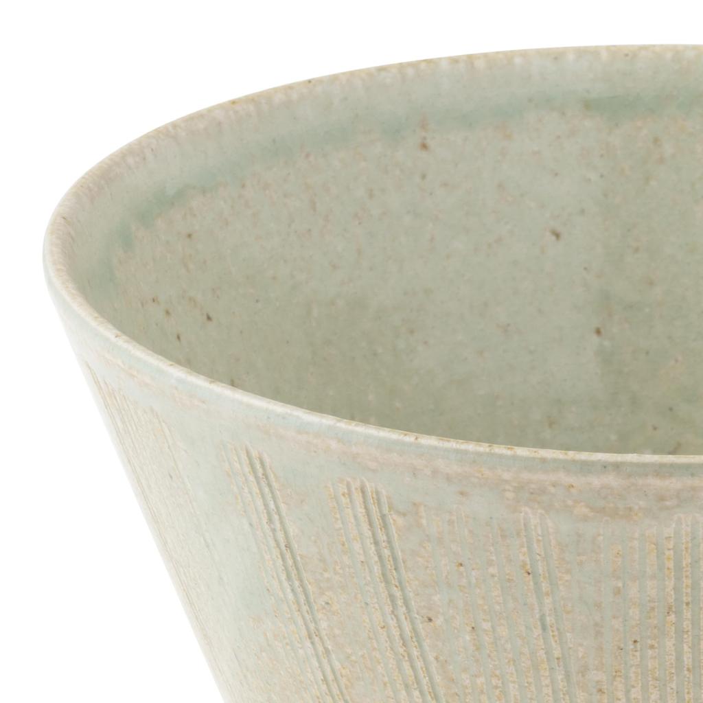 Marui Pottery Shigaraki Ware Hechimon Donburi Capacity White Glass Bowl, approx. 1400ml, Finish, MR-3-4614
