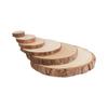 Round Pine Wood Slices - DIY Christmas Decorations, Polished Tree Rings for Crafts, Handmade Photography Props