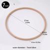 Wood Floral Hoop Wreath 10Pcs Wood Floral Hoop Rings for Wedding Wreath Wall Hanging Decoration Dream Catcher Art Craft