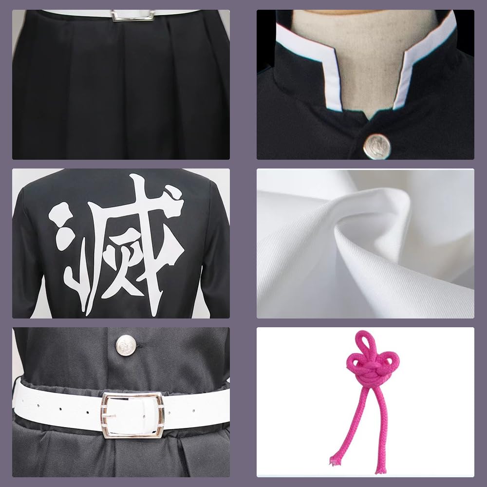 Cosplay Costumes featuring Muichiro Giyu Shinobu and Perfect for school and stage Sizes Children's Tanjiro, Kanao, Tokito, Tomioka, Kocho, Zenitsu.