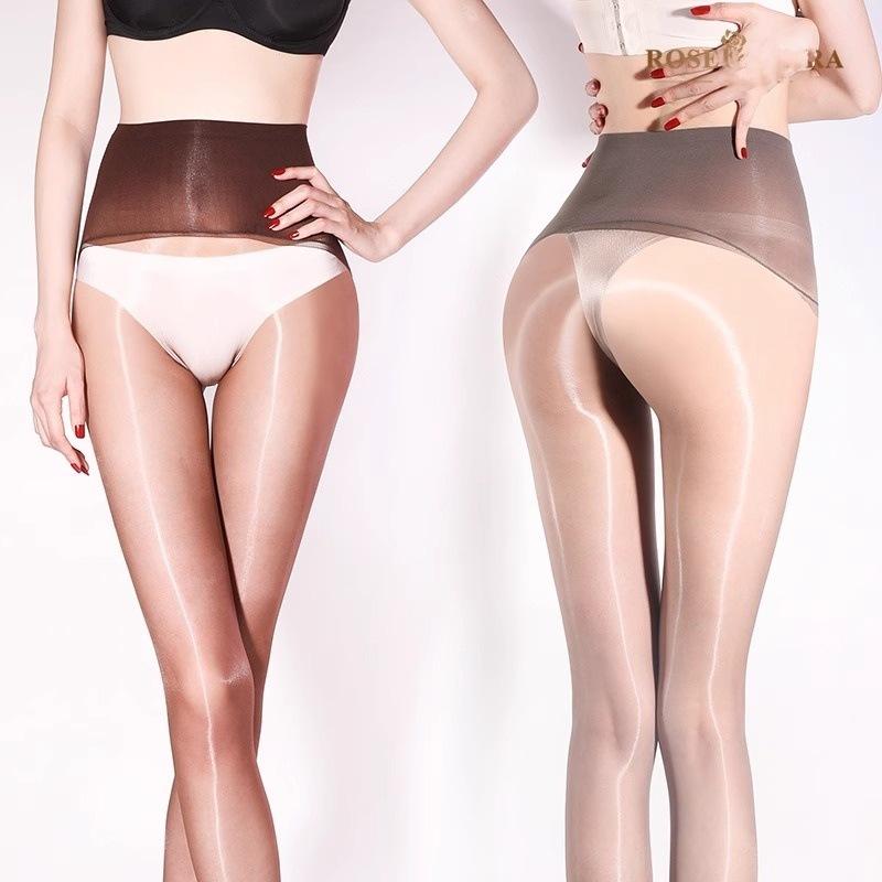 New High-waisted Aurora stockings360Seamless Crotch Pantyhose, Sexy Base Layer, Silky Smooth, Shiny, Ultra-thin for Women