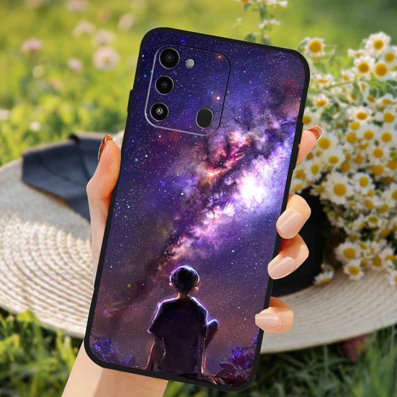 For Tecno Spark GO 2022 Case 2024 Cat Cartoon Soft TPU Silicone Phone Case For Tecno Spark 8C Cover Protective Spark8C KG5k KG5j