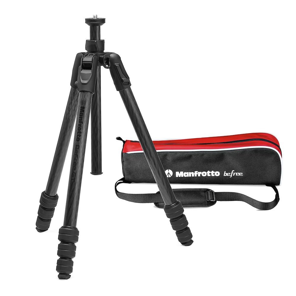 Manfrotto Befree GT PRO Tripod travel tripod with carbon fiber camera and video compact and for and camera for photography and video -
