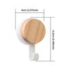 Hat Scarf Storage Organizer Wood Key Holder Strong Key Ring Rack Phone Hooks Clerk Housekeeper Decorative Wall Mounted Hangers