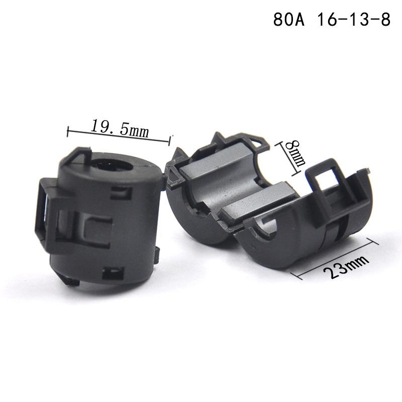 Snap-On Nickel-Zinc Ferrite Core Magnetic Ring for Anti-Interference Shielding