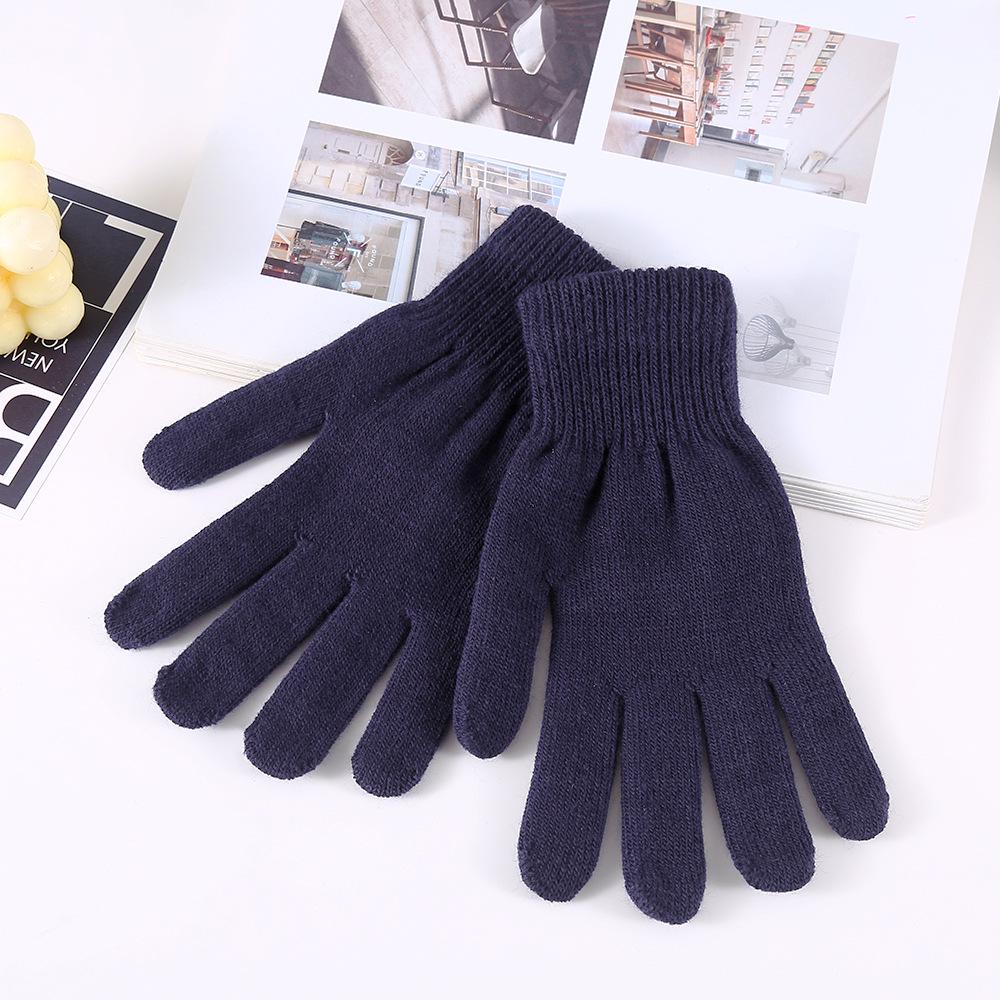 Warm Knit Touchscreen Gloves for Men, Women & Students - Versatile Cold Protection for Cycling & Everyday Use