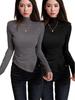 Women's Slim Fit Irregular Long Sleeve Top