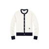 Polo SS24 Letter Embroidery Crew Neck Single-Breasted Loose Long Sleeve Knit Sweater Women Sweater Multicolor WMPOSWENDW20228-999