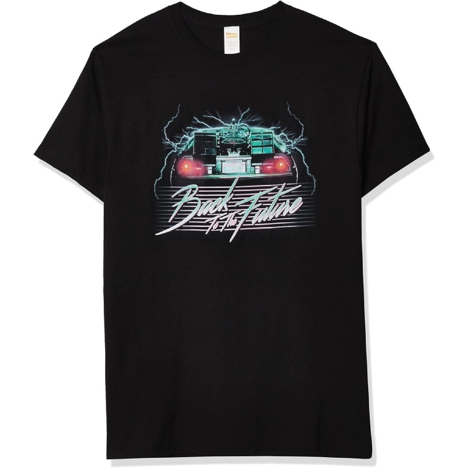 Back to the Future Mens Into The Future Basic Solid TeeT-Shirt S