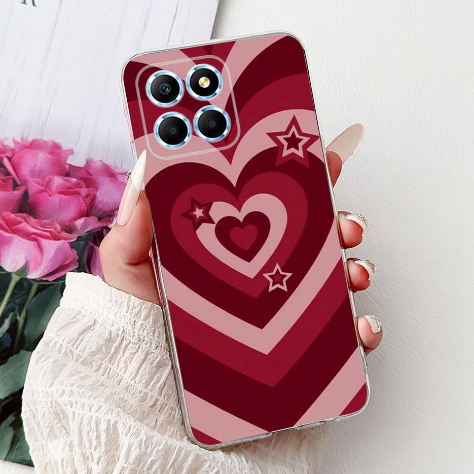 For Honor X6 Case Honor X8 5G VNE-N41 New Fashion Painted Cover Soft Slim Phone Case For Honor 70 Lite HonorX6 HonorX8 5G Fundas
