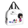 Mafalda Portable Lunch Box Quino Comic Cooler Thermal Food Insulated Lunch Bag For Women Kids School Children Multifunction Bags