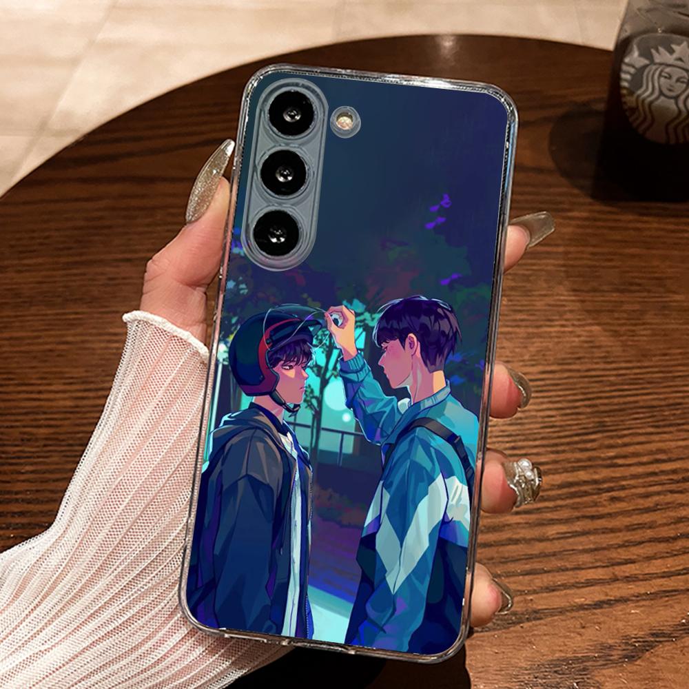 Weak Hero Korea Series Phone Case Silicone For Samsung S30,23,21,22,20 FE lite,S10,9,PIus Note20ultra Soft Transparent