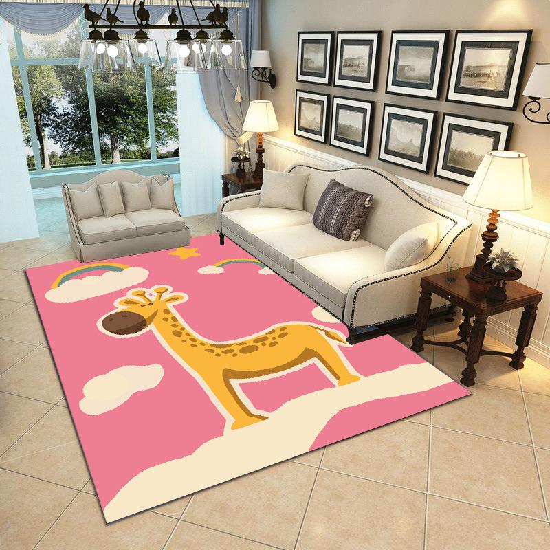 Living Room Fully Paved Home Bathroom Bedroom Non-slip Door Carpet New Cartoon Cute Carpet Floor Mat