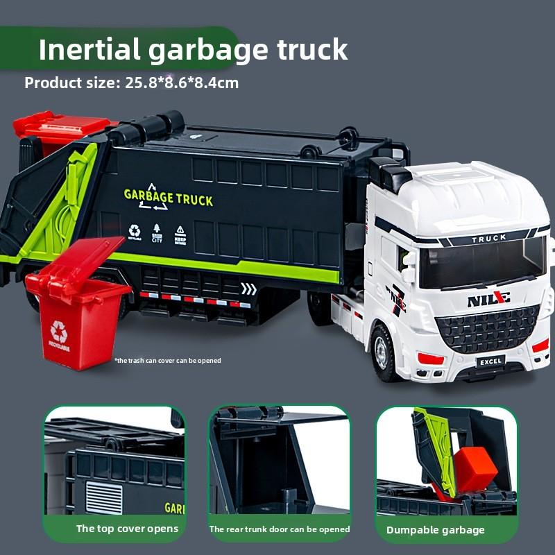 Engineering Vehicle Model With Inertia Drive For Boys Playroom And Collectors