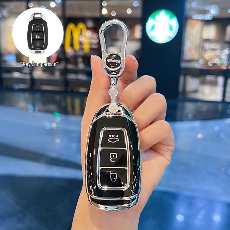 Modern ix35, Elantra ix25 Key Case: Compact Car Shell Buckle for Elantra, Lingdong, Mingtu, Langdong & Verna Models