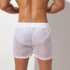 Men's Low‑Waist Loose Shorts Solid Color Sheer Quick‑Dry Shorts Stylish & Comfortable Loungewear Shorts