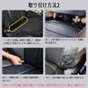 Multifunctional Foldable Seatback Pocket with Kick Drink Large Storage Convenient Car Easy Black Table, Storage, Guard, Stain-Resistant, Holder,