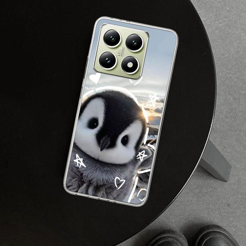 Penguins Love At The North Pole Phone Case Cover for Xiaomi Redmi Note 15 14 13 12 11 Pro Plus 14S 12S 11S 11T 11E 10S 10 Custom