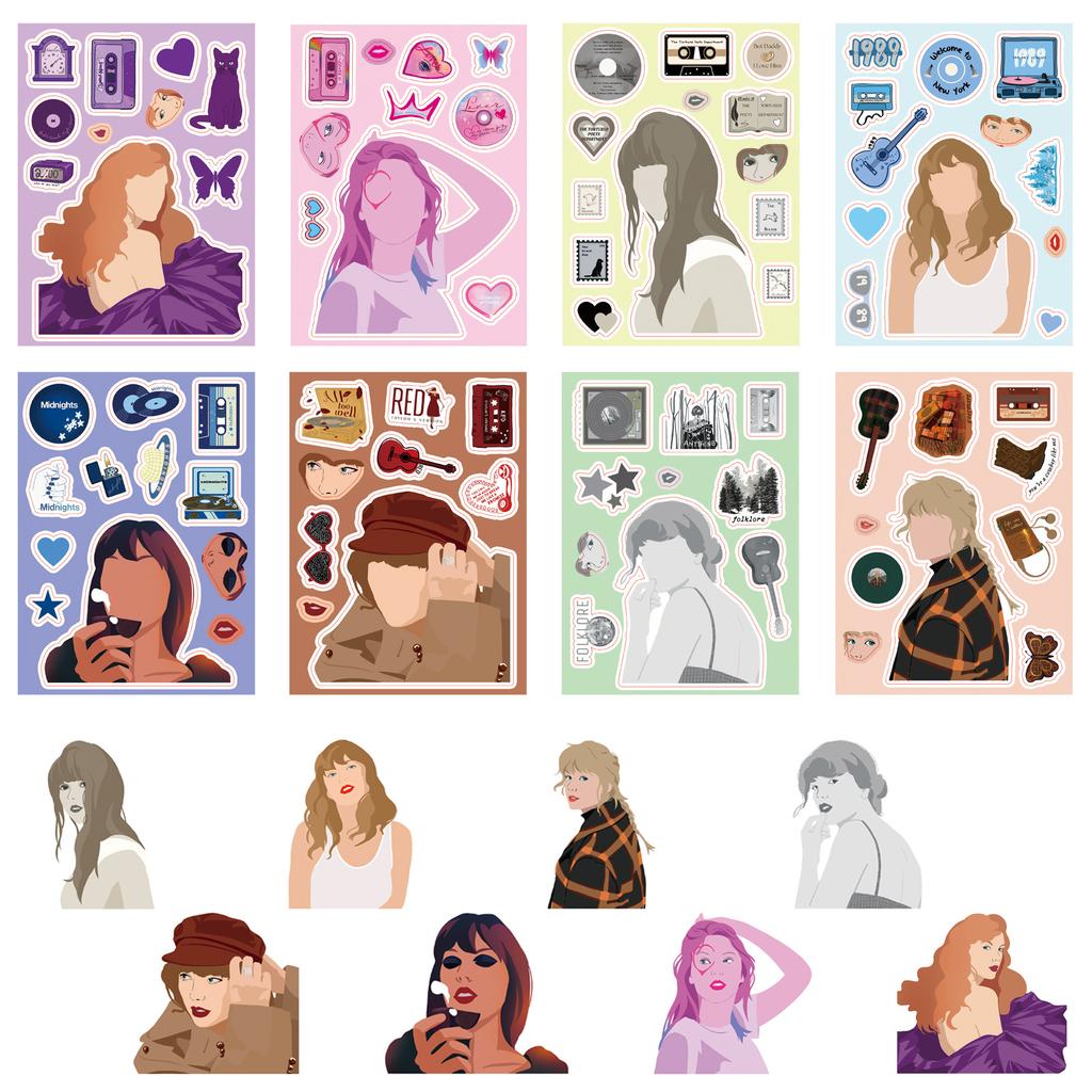 Fun Sticker Pack For Water Bottles, Luggage, Laptop, And Phone Case Decoratio