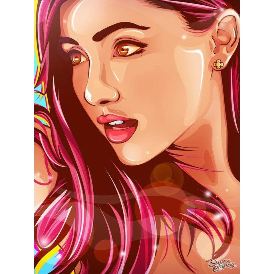 

DIY алмазная живопись мультфильм картина стразами Алмазная вышивка снеговик мозаика искусство зимние наборы для вышивки крестом Full Square 20X30CM