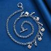 Charm 925 Sterling Silver Exquisite High Heels/Bag Pendant Necklace Women's Fashion Party Wedding Gift Jewelry