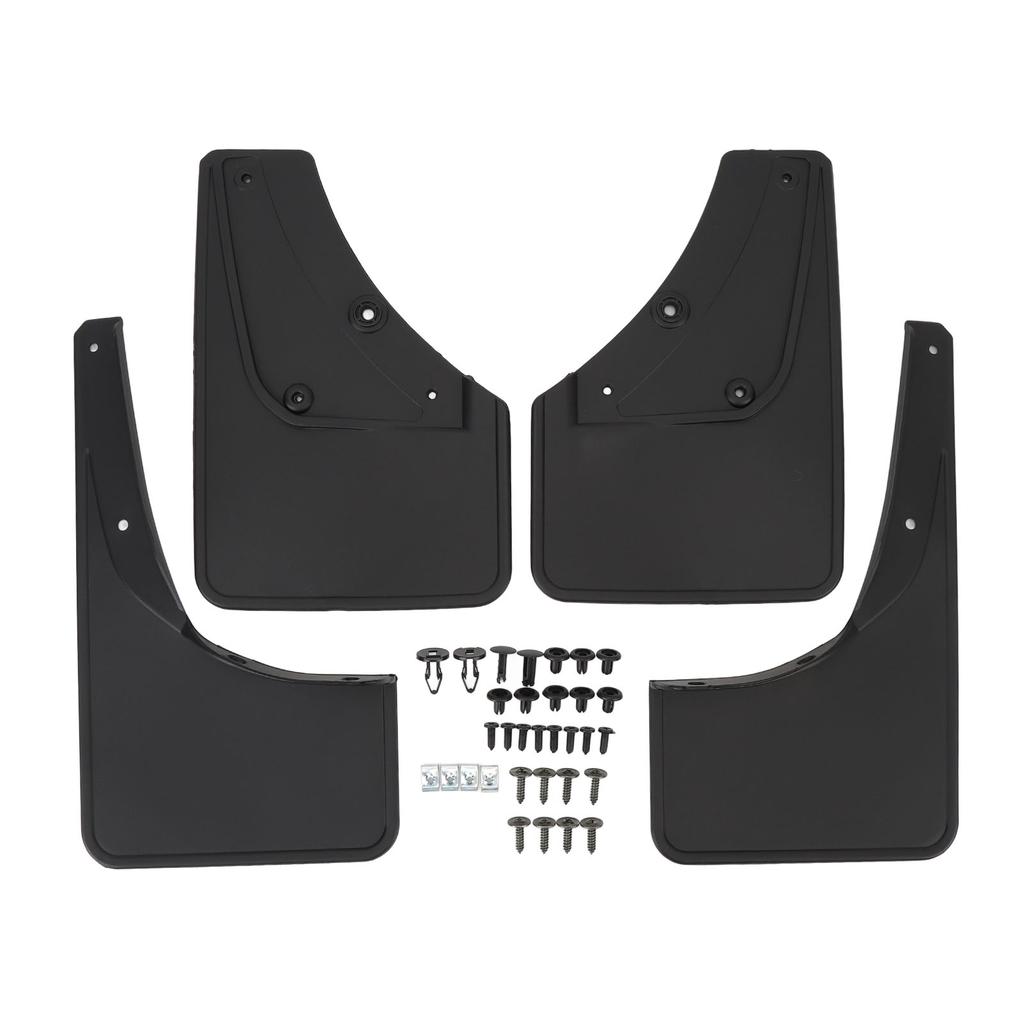 4 buc Apărători de noroi roți auto Față Spate Roată Protectoare Negru Protector anvelope vehicul Apărători de noroi pentru