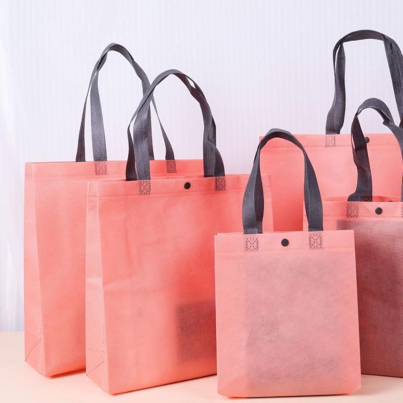 Vertical Version Non-woven Shopping Sack Reusable Portable Bag Large Capacity Tote Pockets Used for Shoe Boxes Clothes Books Gift Packag Storage Pouch