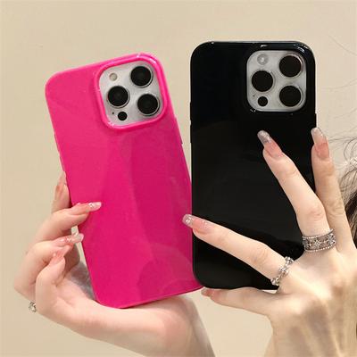Pouzdro na telefon v bonbónové barvě pro iPhone 11 13 15 16 Pro Max 14 12 XR X 7 8 Plus XS SE 16promax Měkký silikonový nárazuvzdorný kryt Fundas