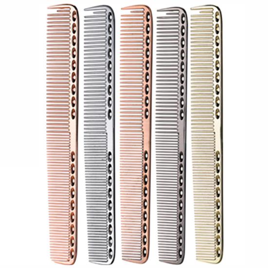 Pettine Acciaio Professionale Ultra Sottile per Parrucchiere Strumento per Styling Capelli Parrucchiere