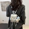 Niche backpack bag women's autumn  new trendy fashion backpack versatile single shoulder portable bucket bag