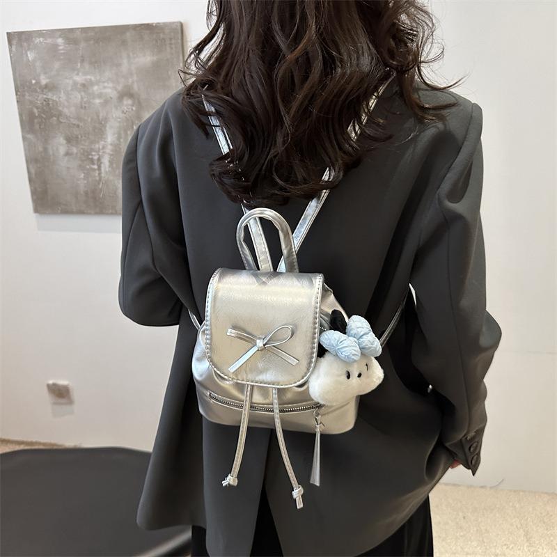 Niche backpack bag women's autumn  new trendy fashion backpack versatile single shoulder portable bucket bag