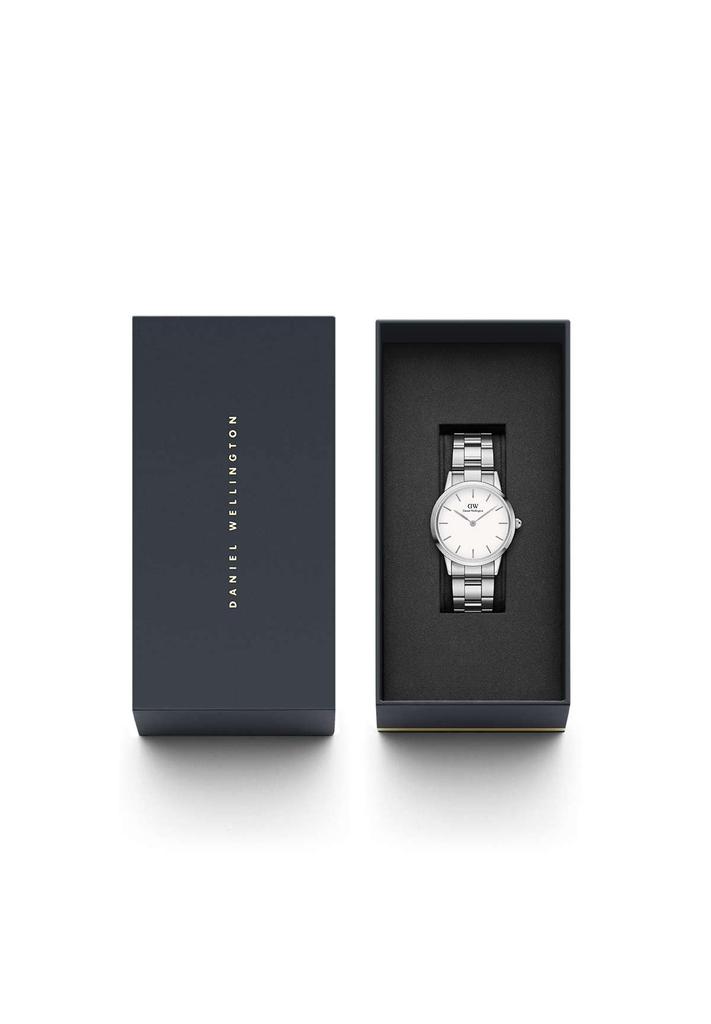 Daniel Wellington Iconic Link 28mm Rose Gold Watch White