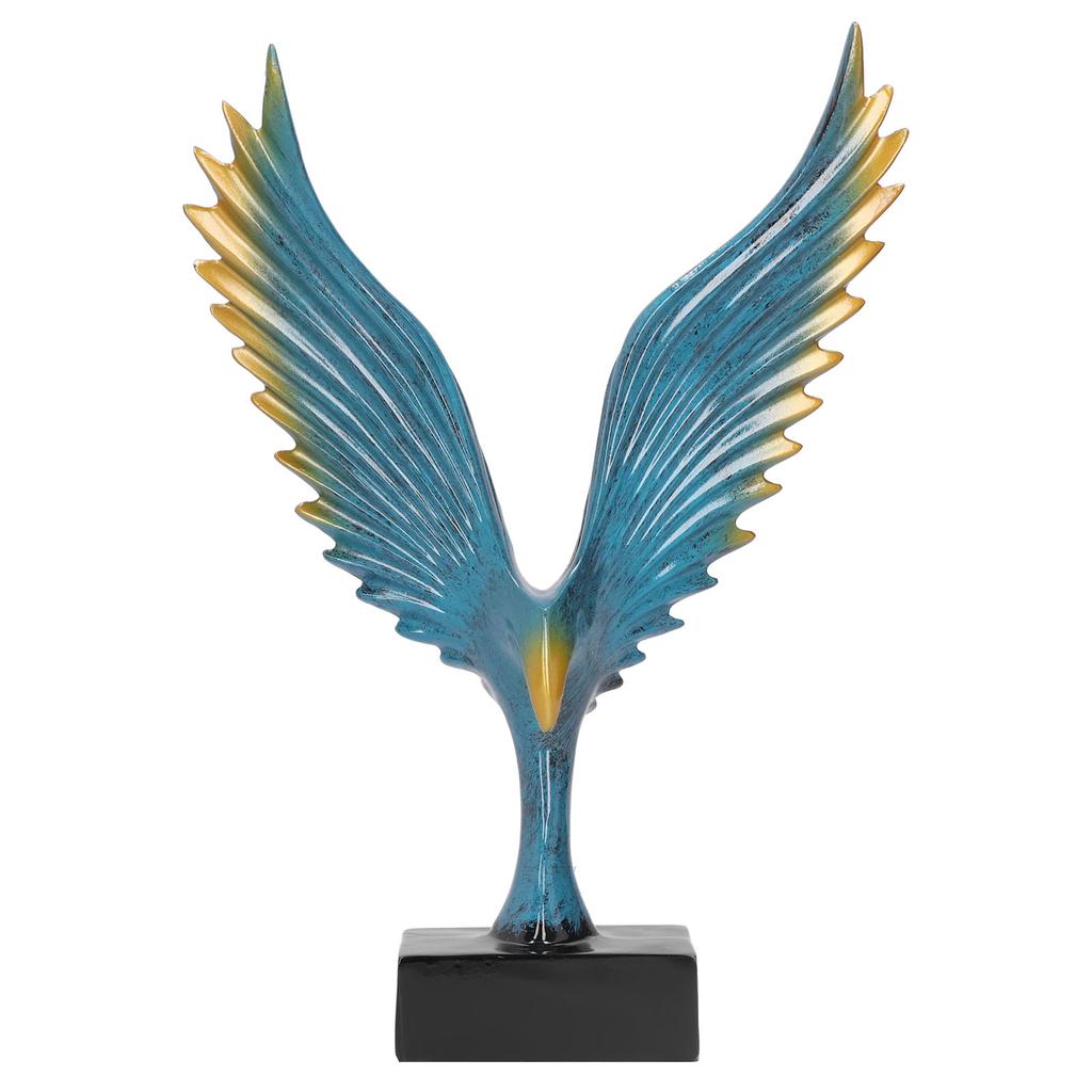 Resin Craftwork Sculpture Decoration Desktop Ornament Abstract Eagle Home Decor